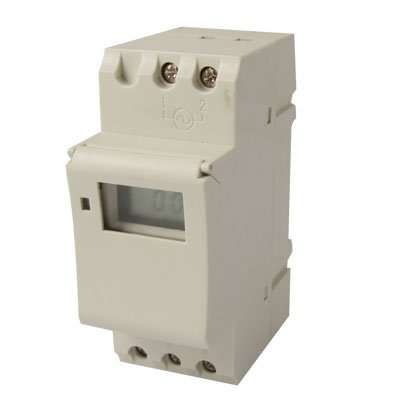 IIVVERR KI206 Digital LCD Weekly Programmable Timer Switch - 220V AC Time Relay for Home & Office Automation - Perfect for Lights, Appliances, and HVAC Control