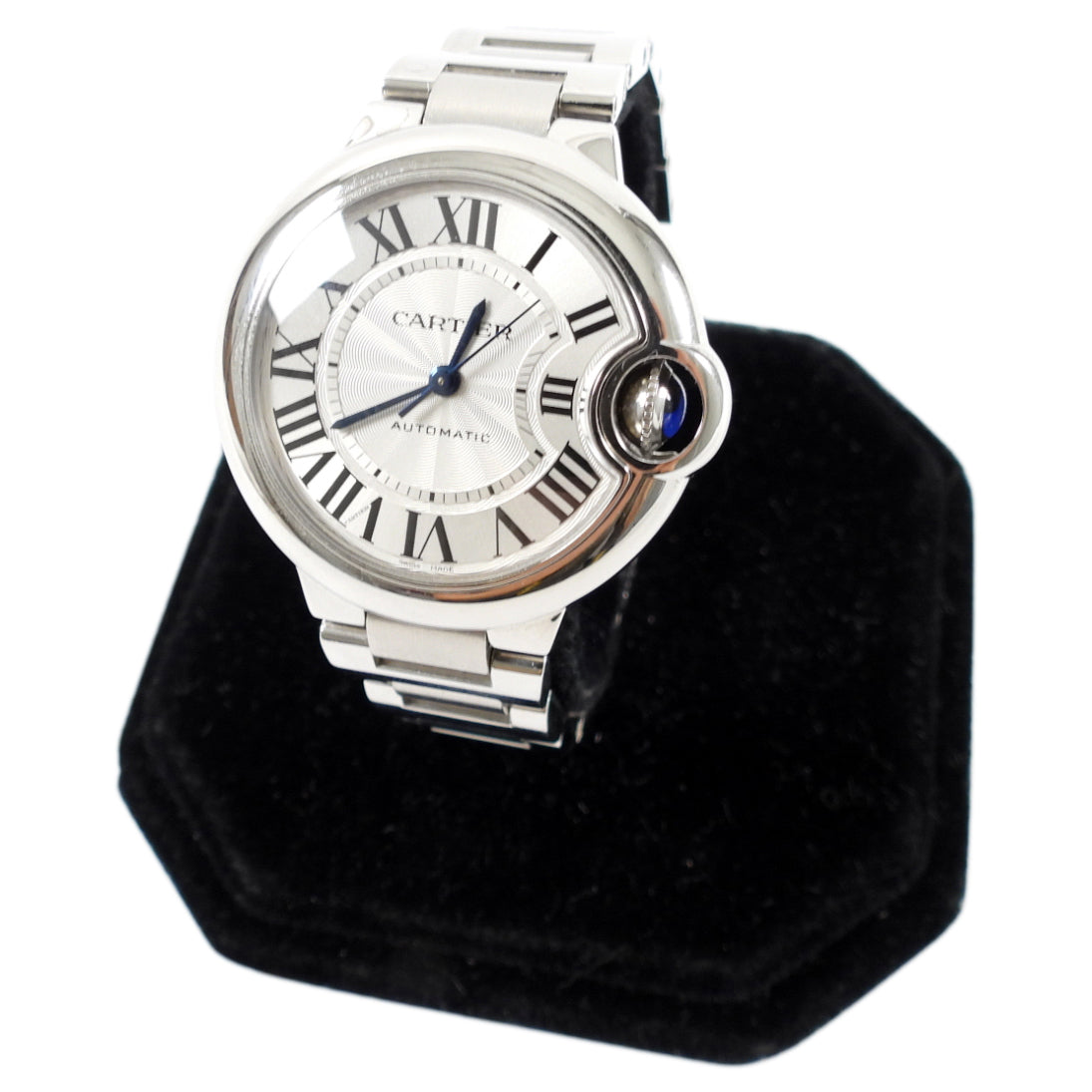 Cartier Ballon Bleu 33mm Stainless Steel Automatic Women's Watch - Luxury Gift for Her, Perfect for Business & Formal Occasions
