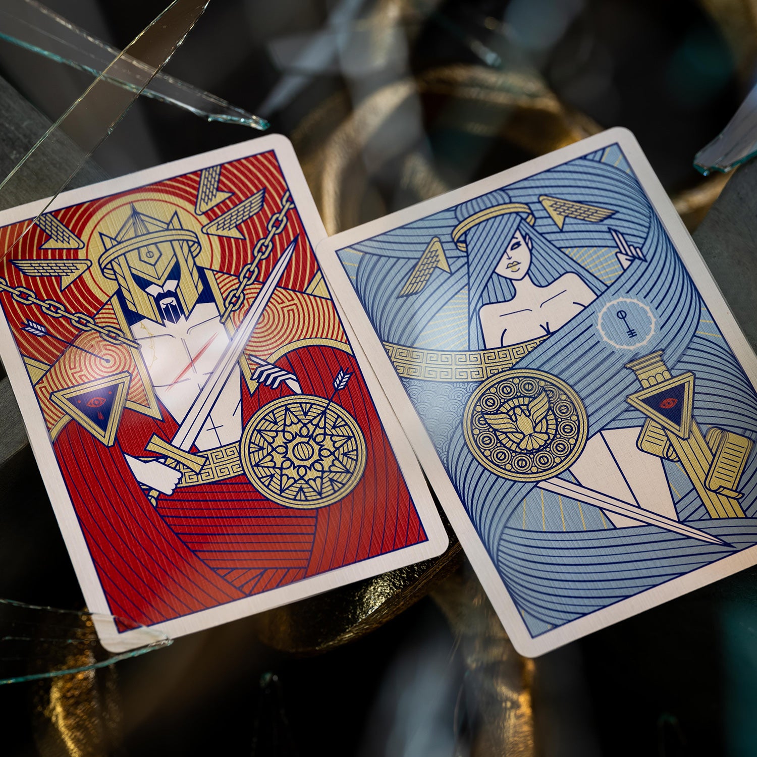 Memoria Ancestrale Playing Cards - Premium Tarot-Style Deck for Collectors & Game Nights | Unique Gift for Card Enthusiasts & Spiritual Seekers