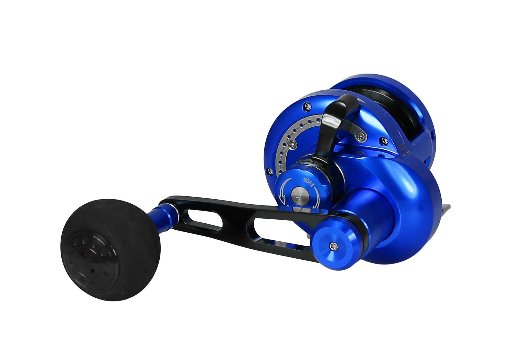 Jigging World Micro Jigging Lever Drag Reels - Saltwater Fishing Reel for Light Tackle - Perfect for Offshore, Inshore & Kayak Fishing