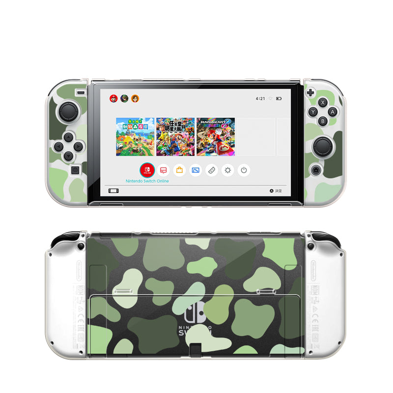Premium Matcha Green Cow Case for Nintendo Switch - Durable Protective Cover for Gaming On-The-Go, Travel & Home Entertainment