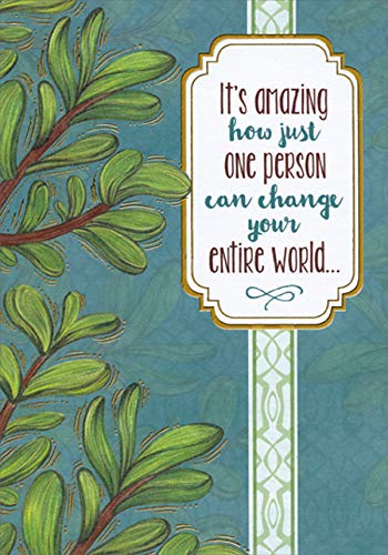 Funny & Heartfelt Husband Birthday Card - Designer Greetings Change Your Entire World - Perfect for Anniversary, Valentine's Day & Special Occasions