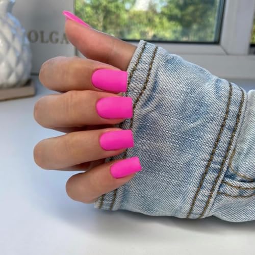 matte hot pink