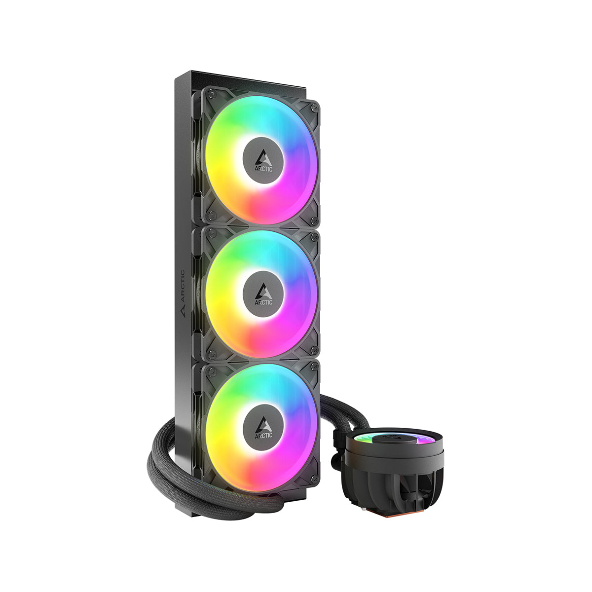 Arctic Liquid Freezer III PRO 360 A-RGB AIO CPU Liquid Cooler - High Performance Black Water Cooling System for Gaming PCs & Workstations