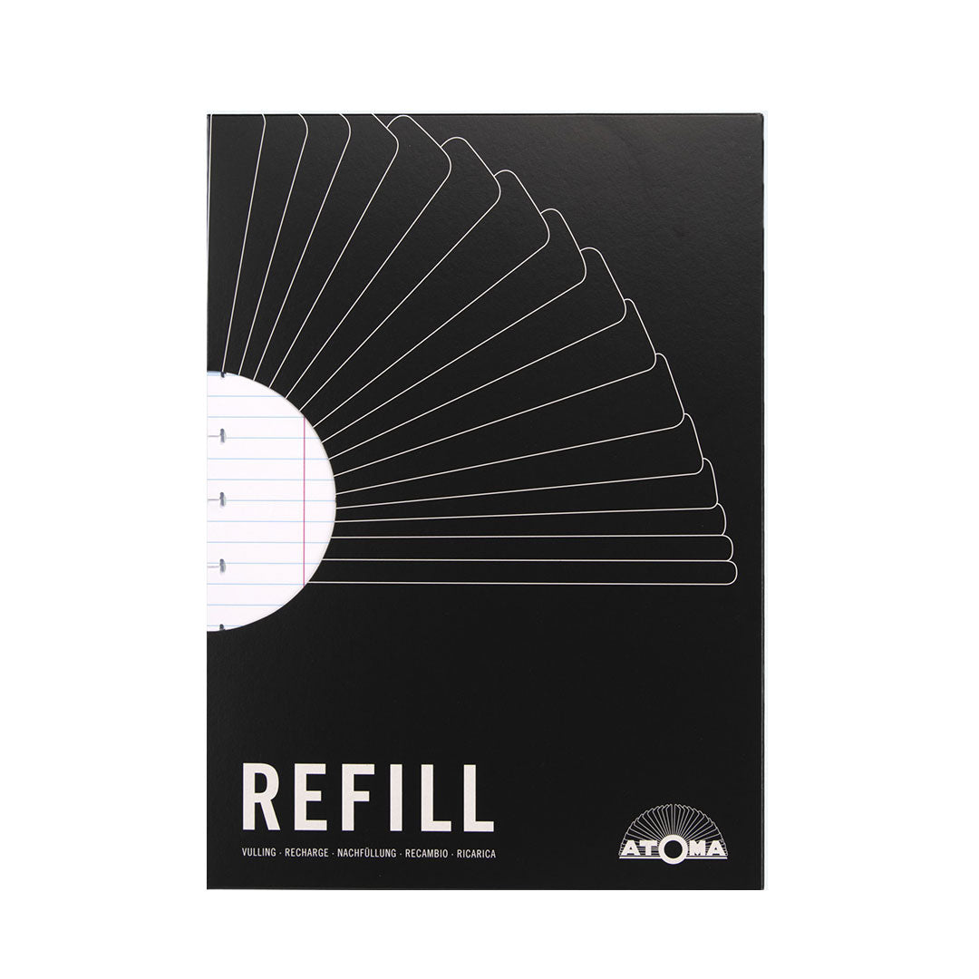 Atoma Notebook Refill Pad 210 x 295mm - White Paper Refill Sheets for Planner, Journal & Sketchbook - Perfect for Office, School & Creative Projects