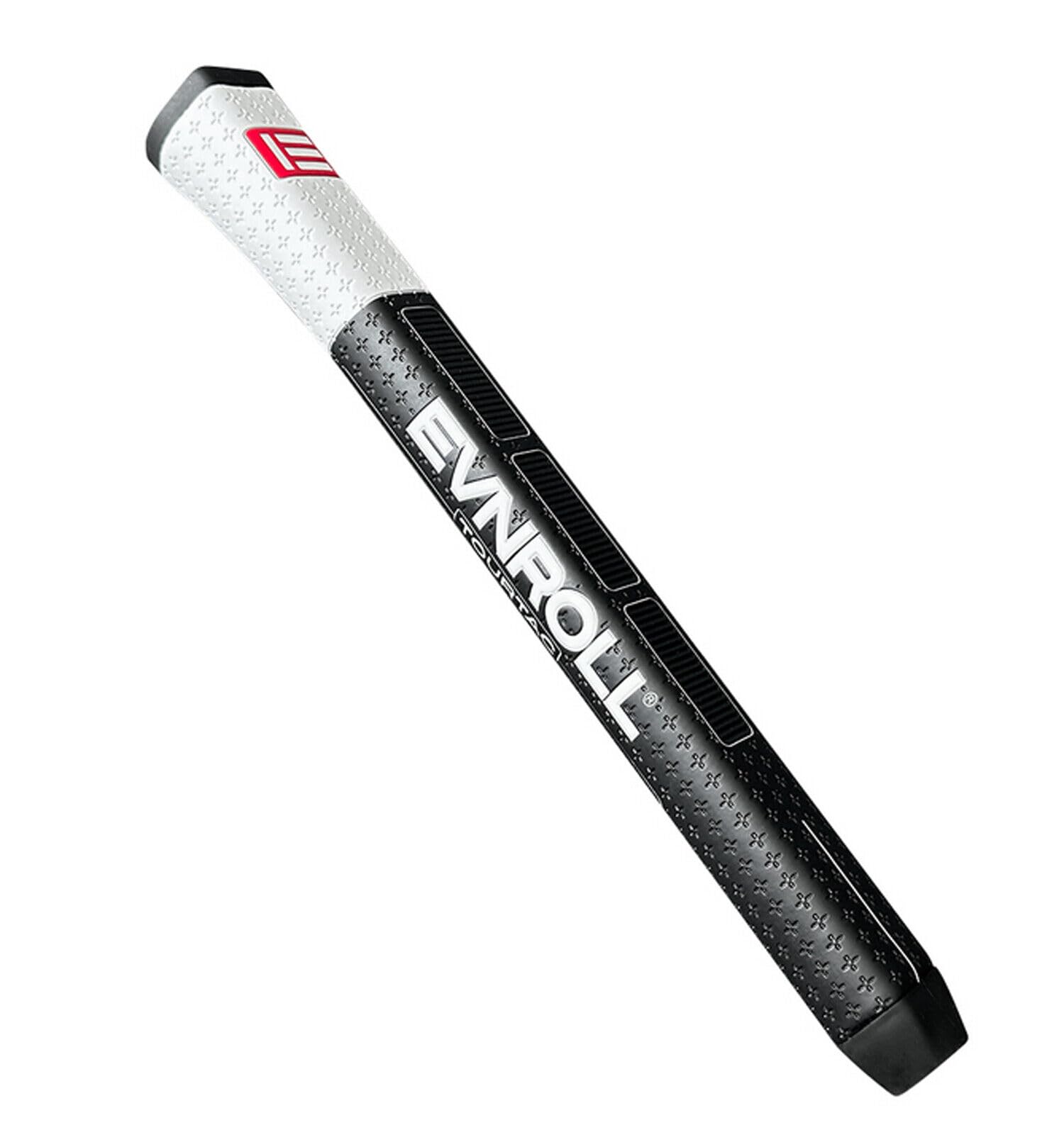 Evnroll New Tour Tac BlackWhite 90g Midsize Putter Grip - Premium Tour Tac Putter Grip for Enhanced Control and Precision on the Greens