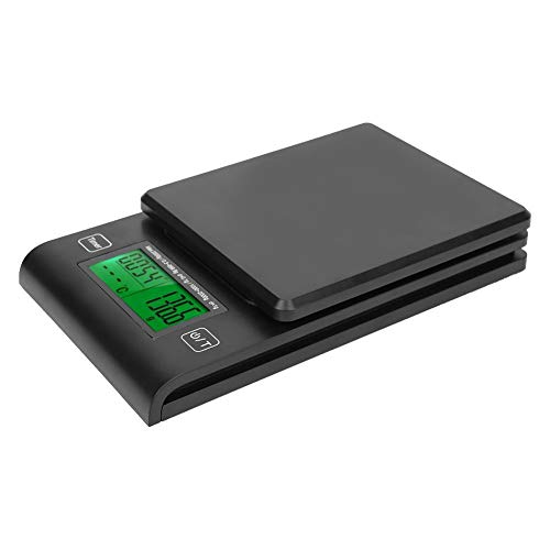 Digital Kitchen Scale with Timer - 2000g Precision Food Scale for Coffee, Baking & Cooking | Perfect for Home, Cafe & Restaurant Use