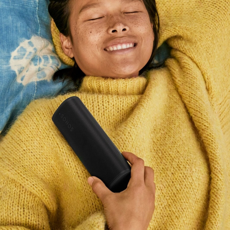 Sonos Roam 2 Portable Bluetooth & WiFi Speaker - Black | Wireless Outdoor Speaker for Travel, Beach, Pool & Home Use