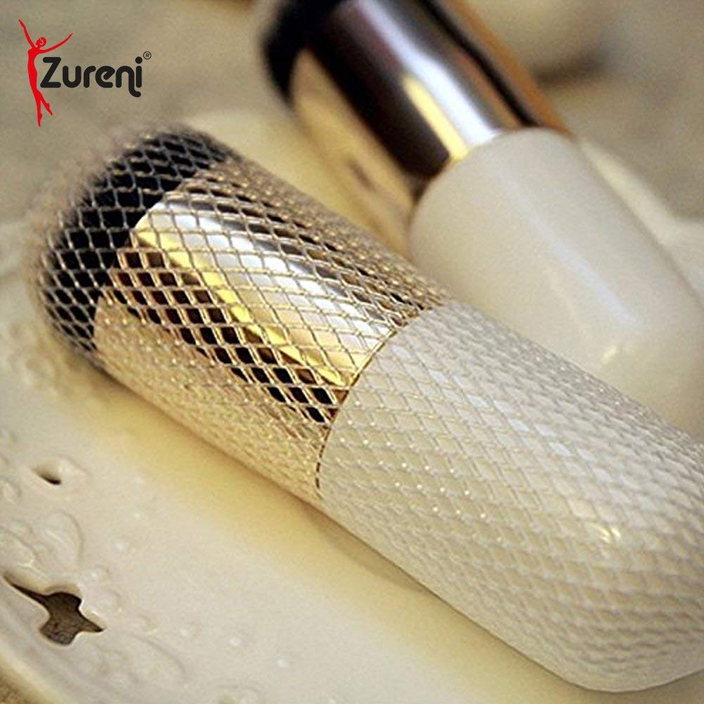 Zureni Chubby Foundation Makeup Brush Set - Synthetic Fiber BB Cream, Concealer & Powder Brush for Flawless Face Makeup - Perfect for Daily Use, Travel & Professional Makeup Artists