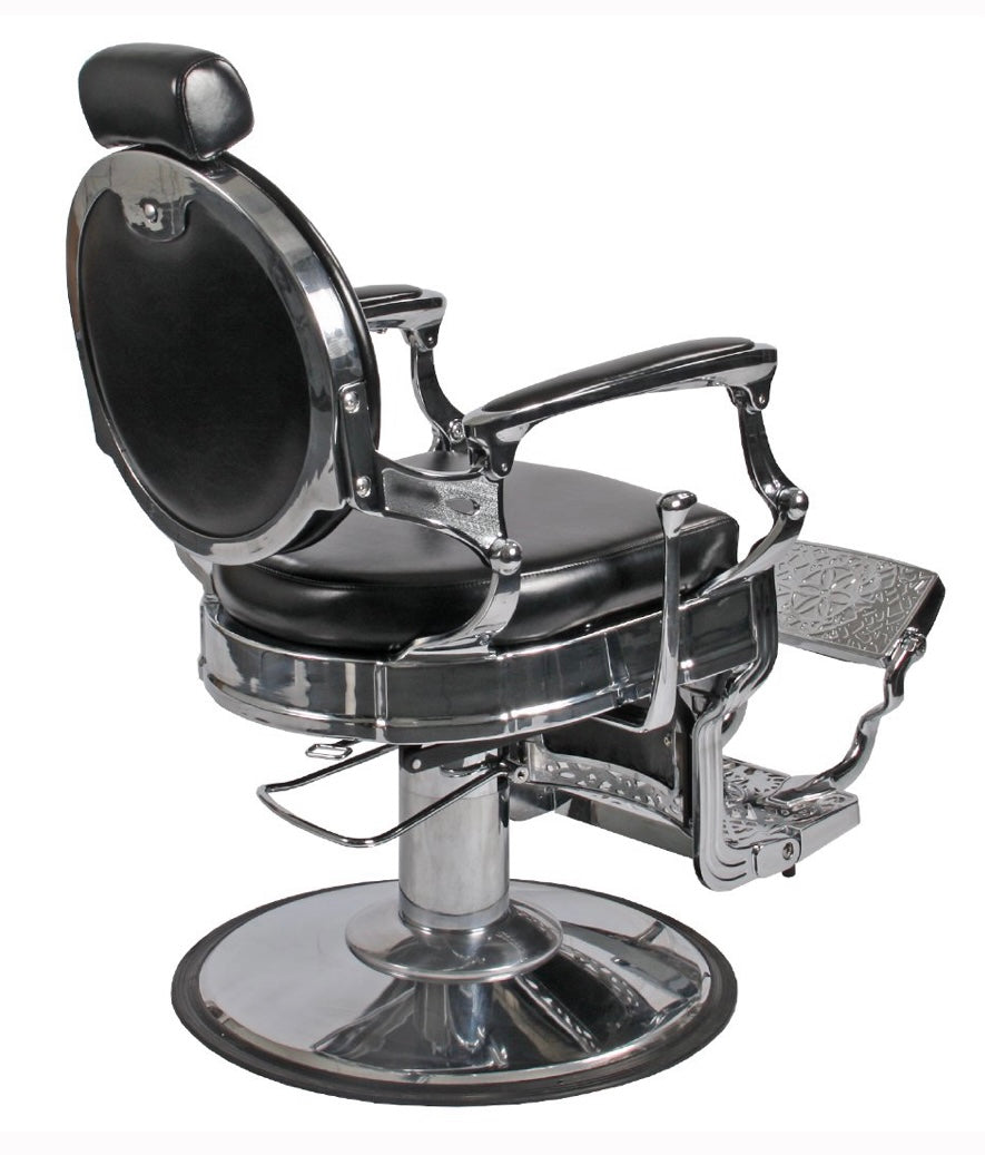 Premium Royalty Barber Chair for Professional Salons & Home Grooming - Heavy Duty Hydraulic Styling Chair with Adjustable Height & Reclining Back for Haircuts & Shaves