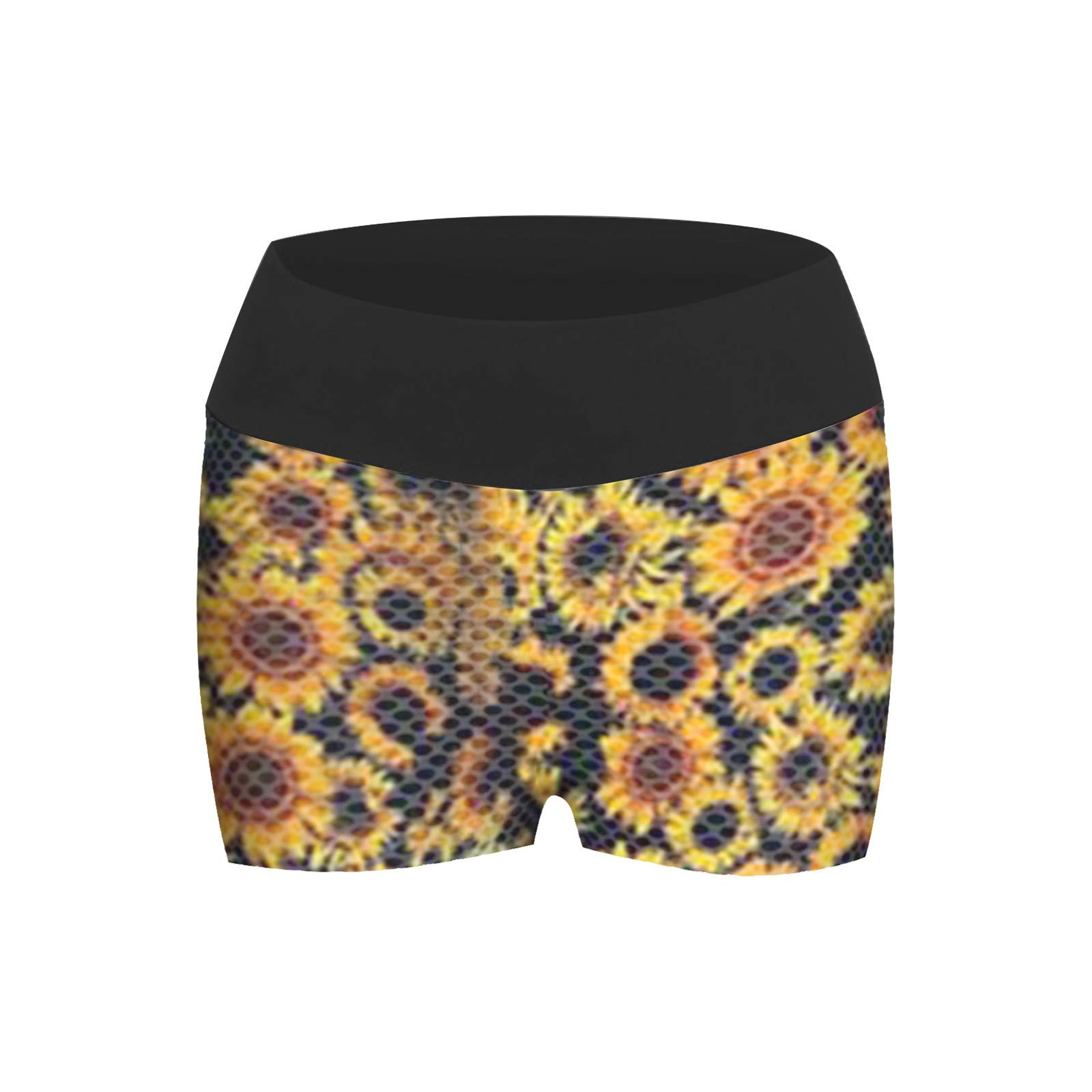 Women's High Waisted Cotton Shorts - Summer & Fall Graphic Yoga Running Shorts with Butt Lift Design | Perfect for Workouts, Gym, Yoga, Running and Casual Wear