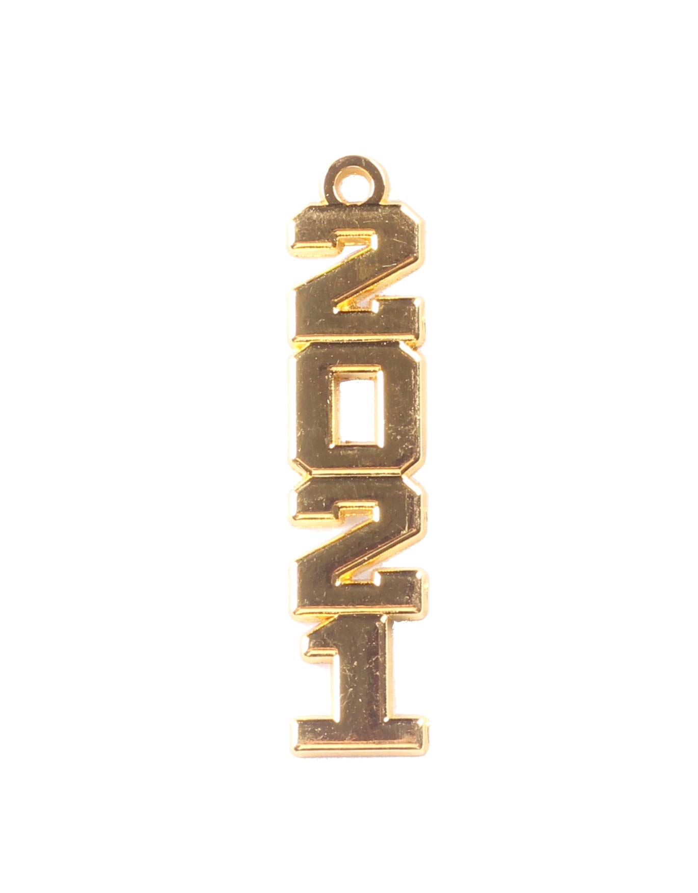 2021 Graduation Gold Charm - Elegant Keepsake for Graduation Tassel | Perfect Gift for High School & College Graduates, Commencement Ceremony Accessory