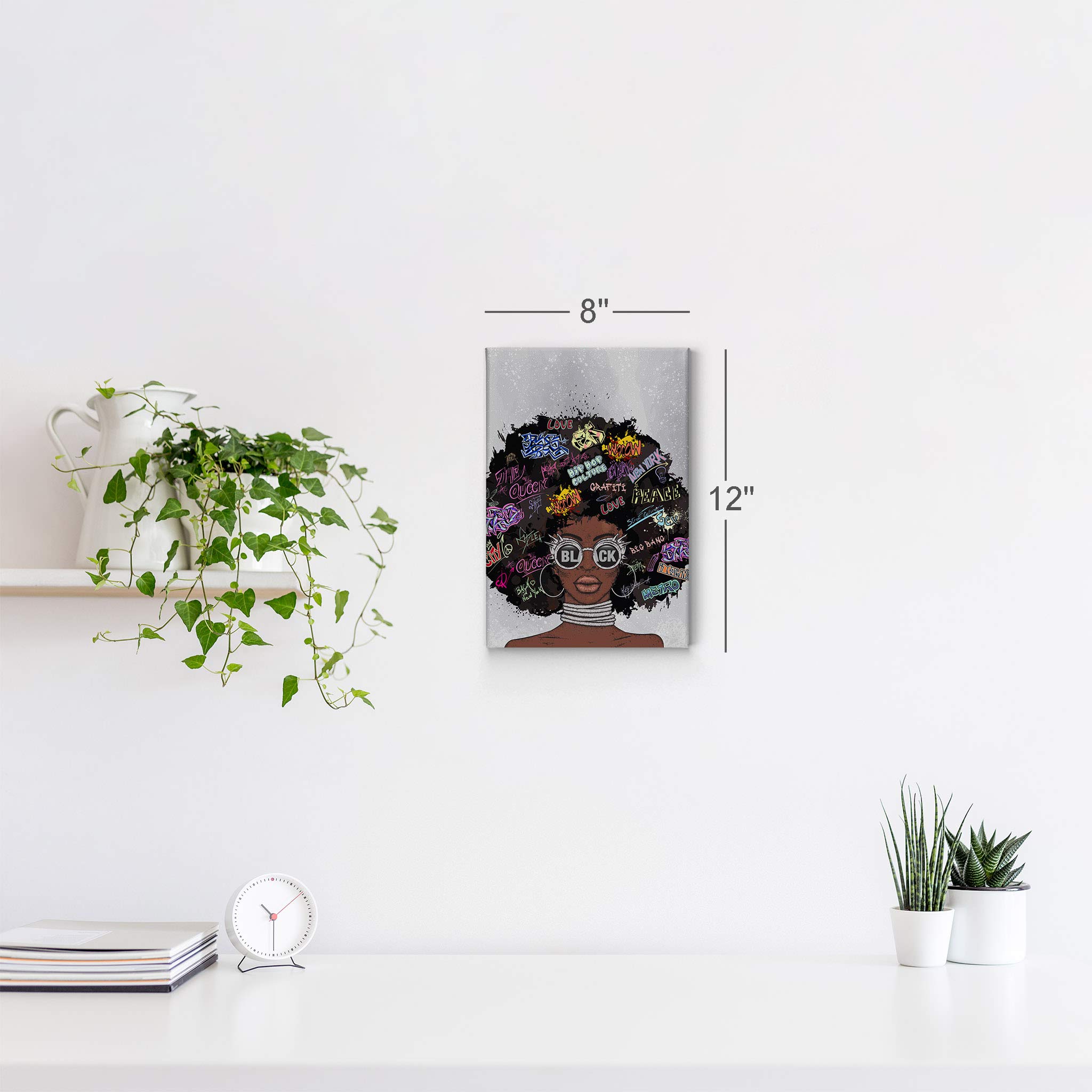 African American Wall Art - Black Art Decor, Canvas & Glass Prints 40x30 - Perfect for Living Room, Bedroom & Office Decor