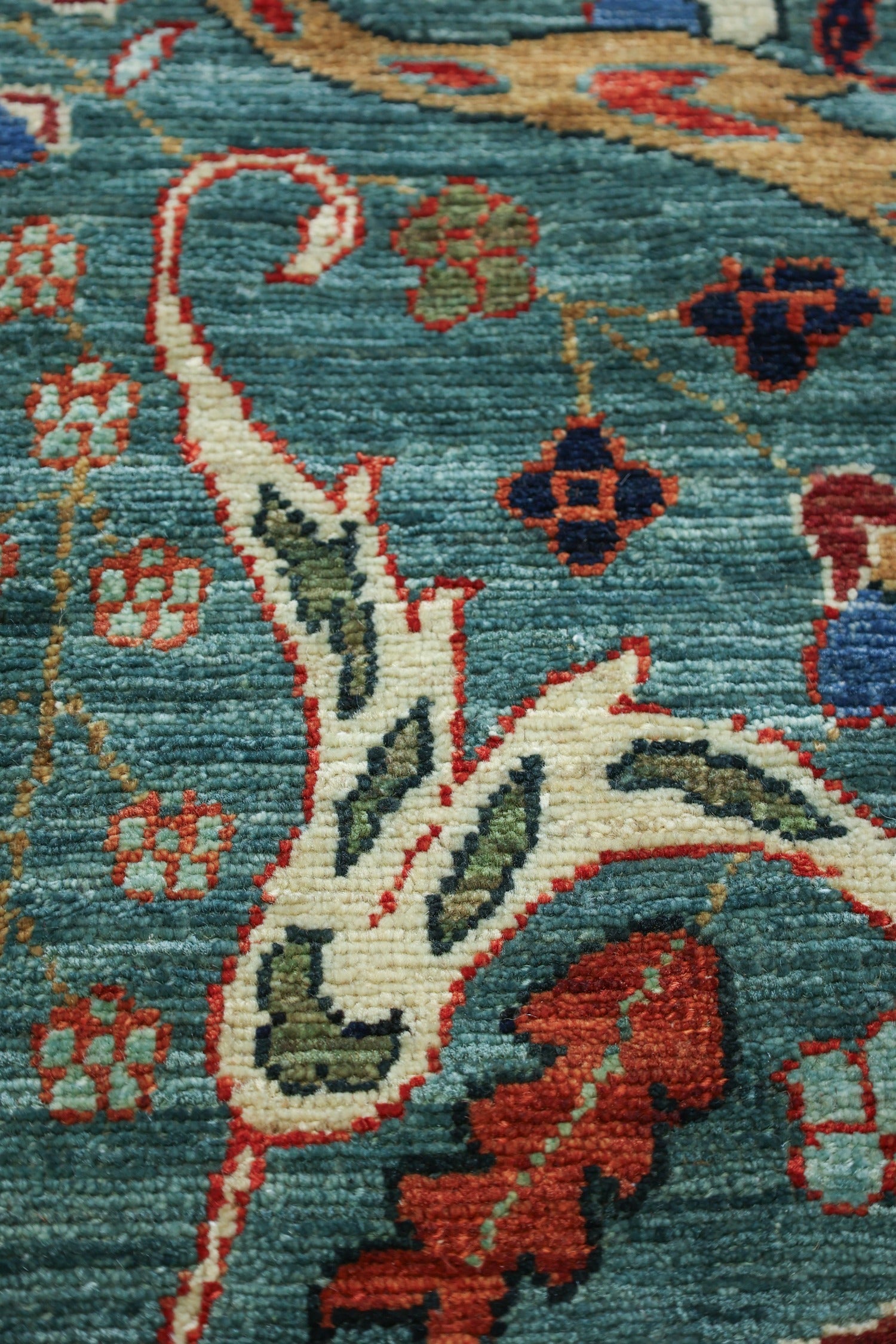 Handwoven Arabesque Tabriz Tribal Rug - Traditional Persian Design, J75440 - Perfect for Living Room, Bedroom, or Home Decor