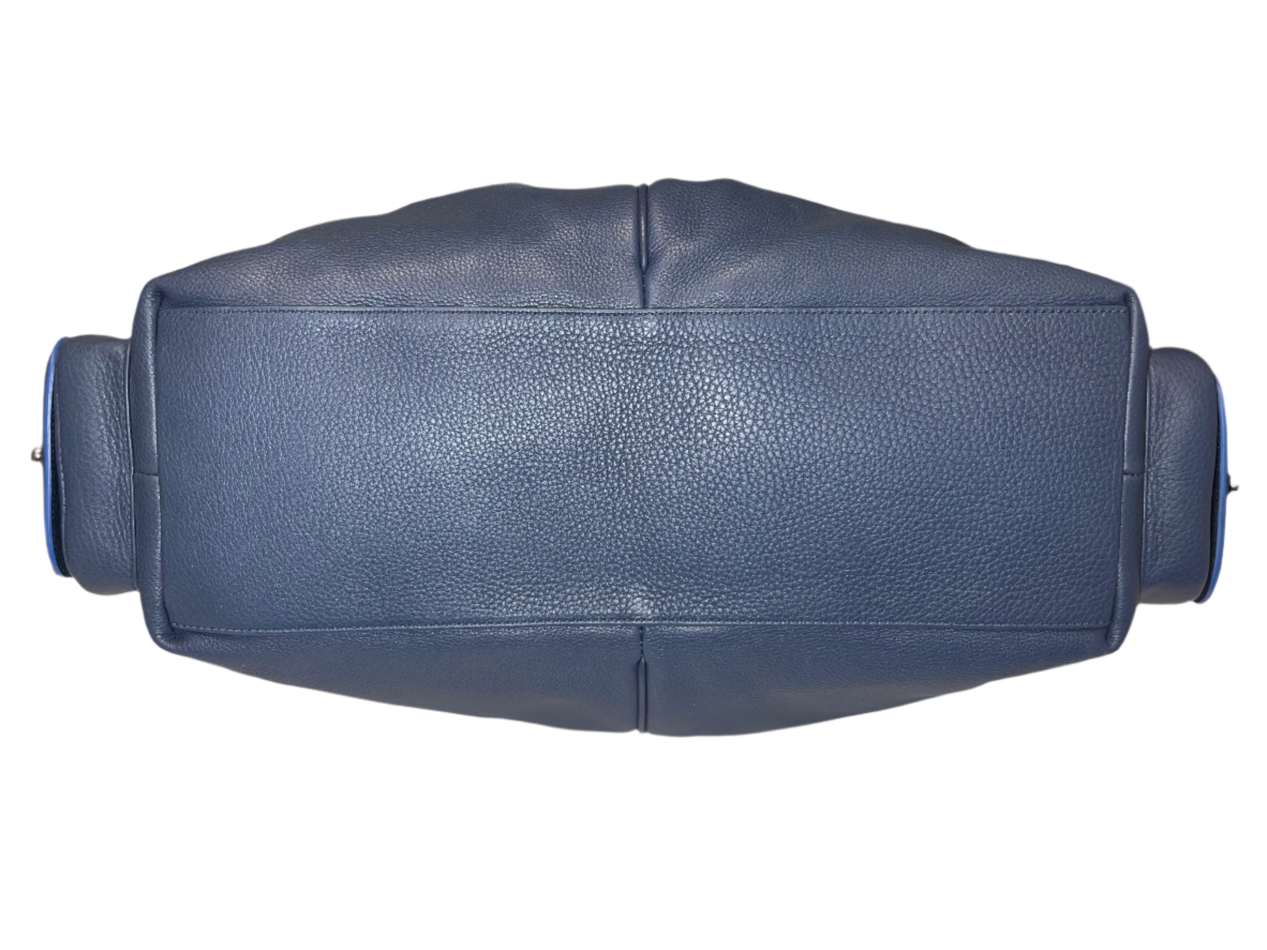 Bvlgari Chiara Collection Blue Leather Handbag for Women - Luxury Designer Tote for Work, Travel & Evening Events