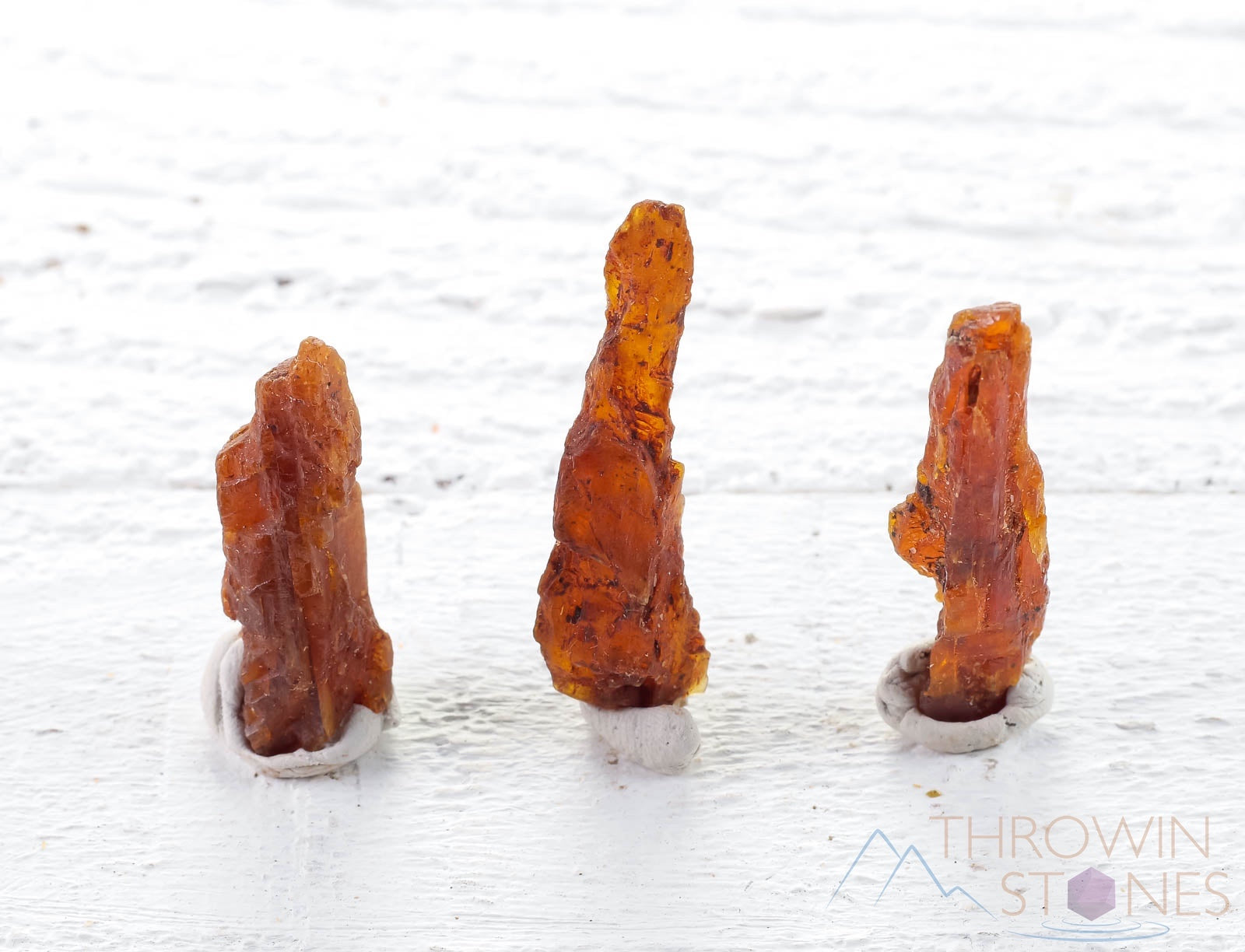 Raw Gemmy Orange KYANITE Crystal Chips - Small Natural Crystals for Jewelry Making, Healing Stones, Mineral Collection & DIY Crafts (E0786) | Perfect for Wire Wrapping, Crystal Grids & Spiritual Healing