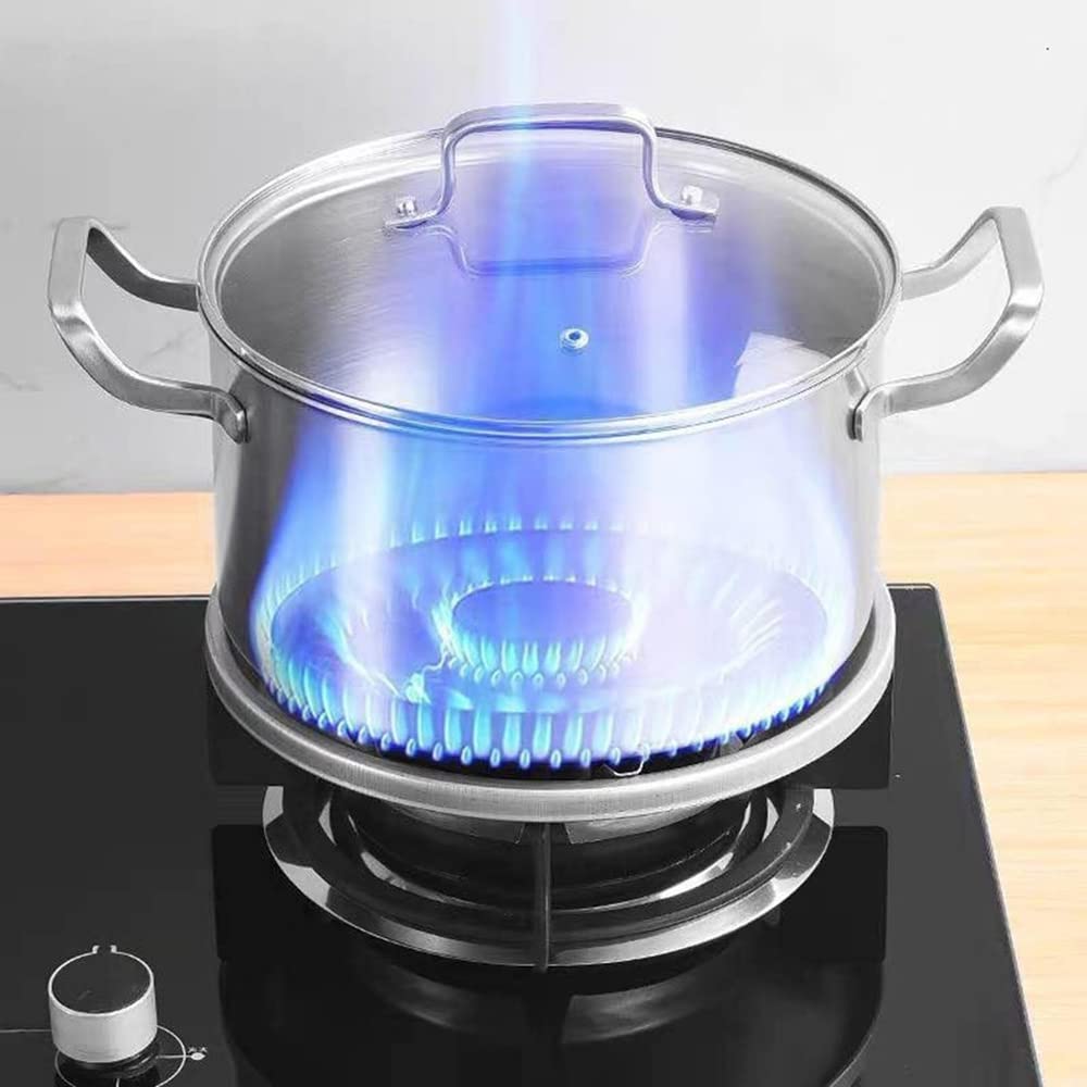 Energy Saving Fire Gas Stove Cover - Windproof Wok Stand Support Ring Bracket for Kitchen & Camping | Durable Gas Hob Accessory for Outdoor Cooking, Picnics & Backpacking Trips