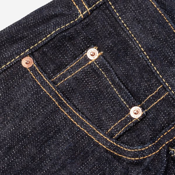 Iron Heart IH 555 SLB 16oz Selvedge Denim Super Slim Cut Jeans in Indigo - Premium Raw Denim for Men, Durable & Stylish for Everyday Wear and Urban Fashion