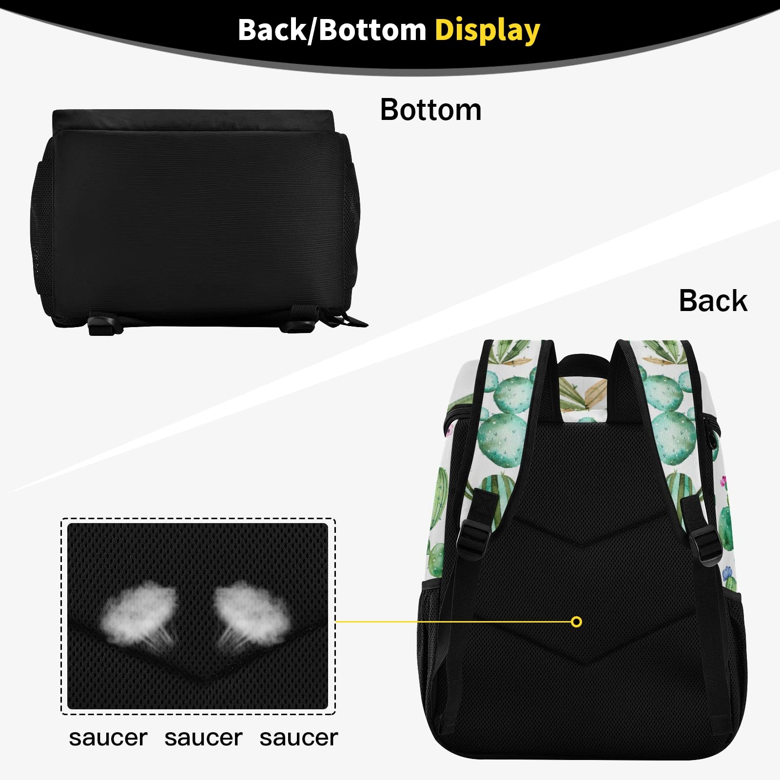 Insulated Cooler Backpack for Women & Men - Leakproof Picnic Lunch Bag for Beach, Hiking, Camping, Work, Park, Day Trips & Outdoor Adventures