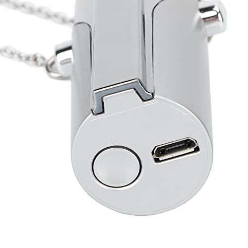 ZJchao Wearable Air Purifier Necklace - Portable USB Rechargeable Negative Ionizer for PM2.5, Smoke, Dust & Odor Elimination | Personal Air Freshener for Office, Travel & Outdoor Activities