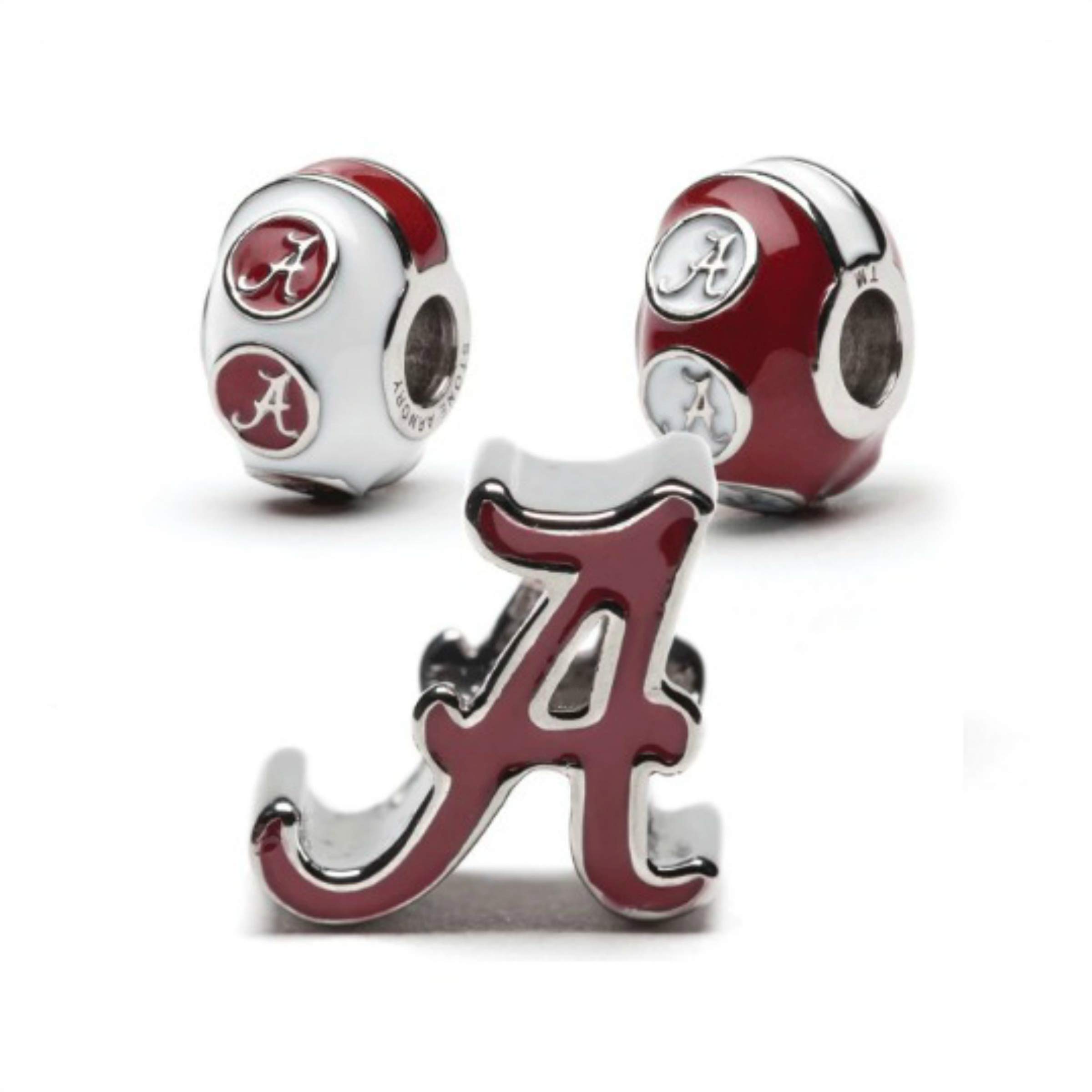 Official University of Alabama Crimson Tide Jewelry Set - Stone Armory Bama Fan Ring & Bracelet | Licensed Roll Tide Gifts for Women & Men | Perfect for Game Day, Graduation & Alabama Pride