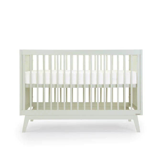 Soho 3-in-1 Convertible Baby Crib - White Nursery Furniture for Newborn to Toddler - Perfect for Small Spaces & Modern Nurseries