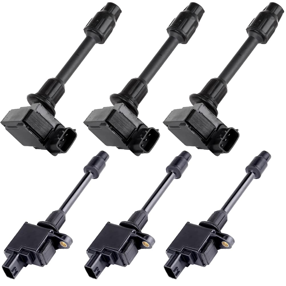 AUTOMUTO Ignition Coil Pack - Compatible with 2000-2001 Nissan I30 3.0L V6 Engine - Direct Replacement for OEM Part UF363 - Improve Engine Performance & Fuel Efficiency