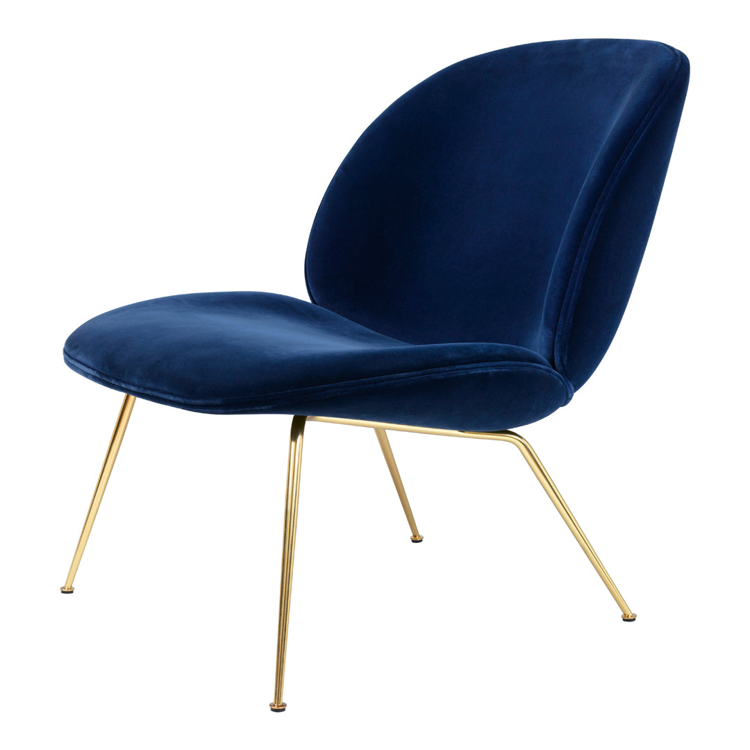 Modern Beetle Lounge Chair with Conic Base - Stylish Accent Chair for Living Room, Bedroom, or Office - Perfect for Relaxing and Reading