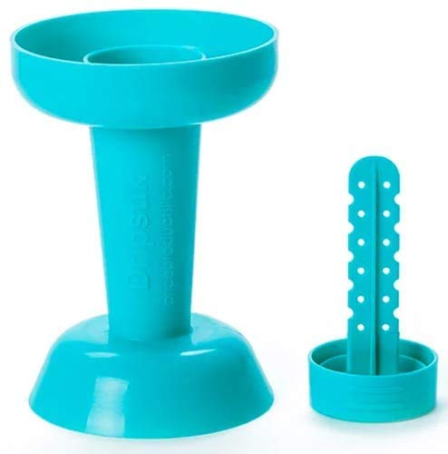 Dripstik No Mess Ice Cream Cone Holder - Leak-Proof Frozen Treat & Ice Pop Maker for Kids & Adults (Teal) - Perfect for Summer Parties, Beach Days & Backyard BBQs