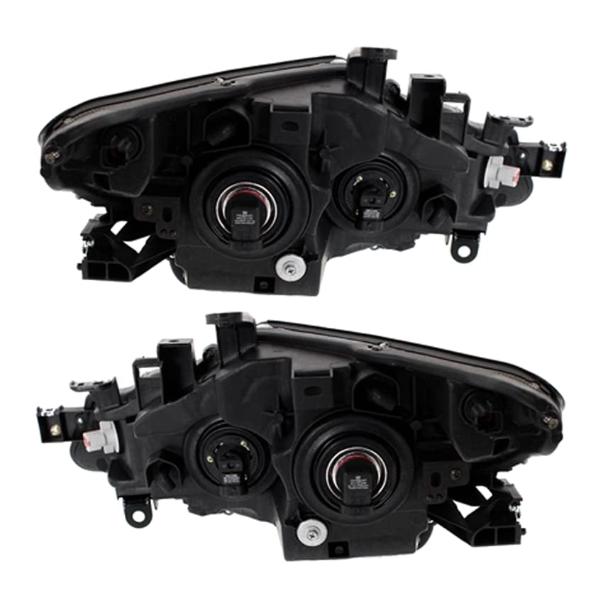 RAREELECTRICAL Halogen Headlight Pair Compatible with 2009-2014 Nissan Murano SL SV Sport - Part Numbers 26010-1AA0A, 26060-1AA0A, 26010-1AA0D, 26060-1AA0D - Perfect for Night Driving & Vehicle Upgrades