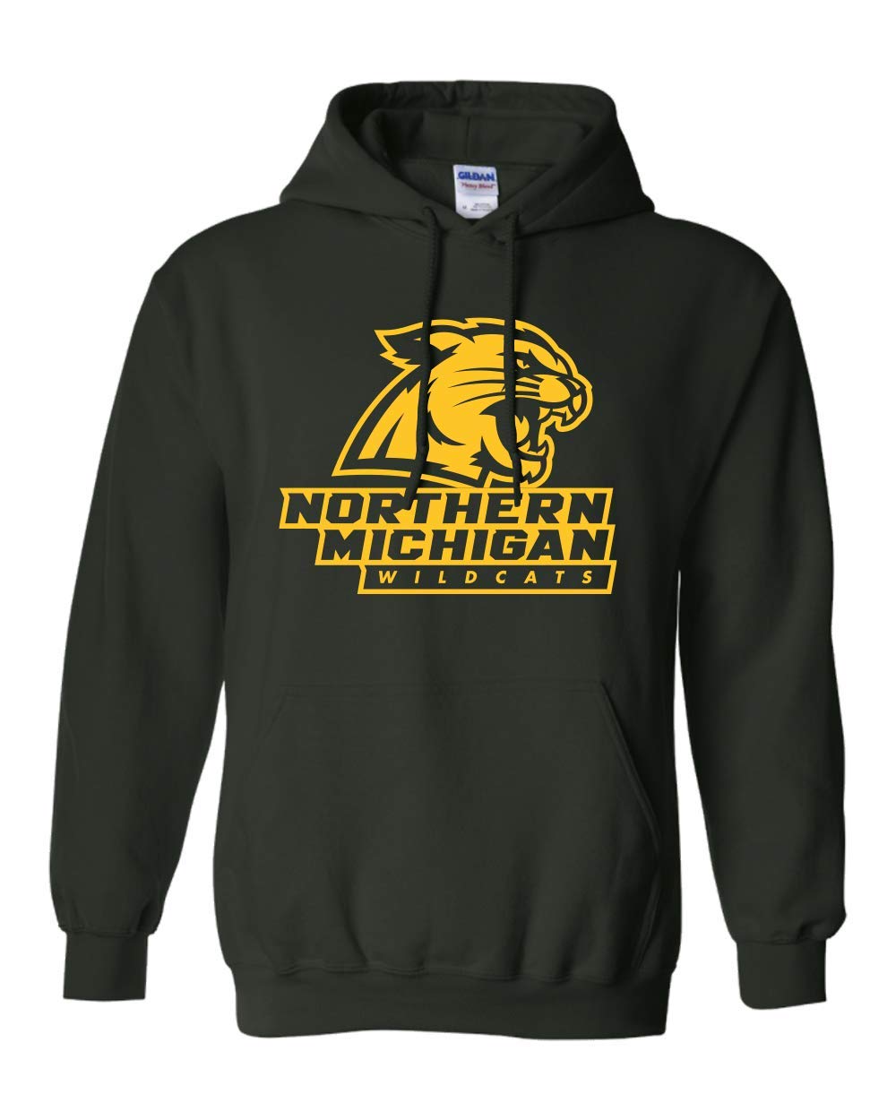 Northern Michigan Wildcats Hooded Sweatshirt - NMU Logo Unisex Hoodie for Men & Women | Cozy Pullover for Game Day, Campus Wear & Casual Outfits