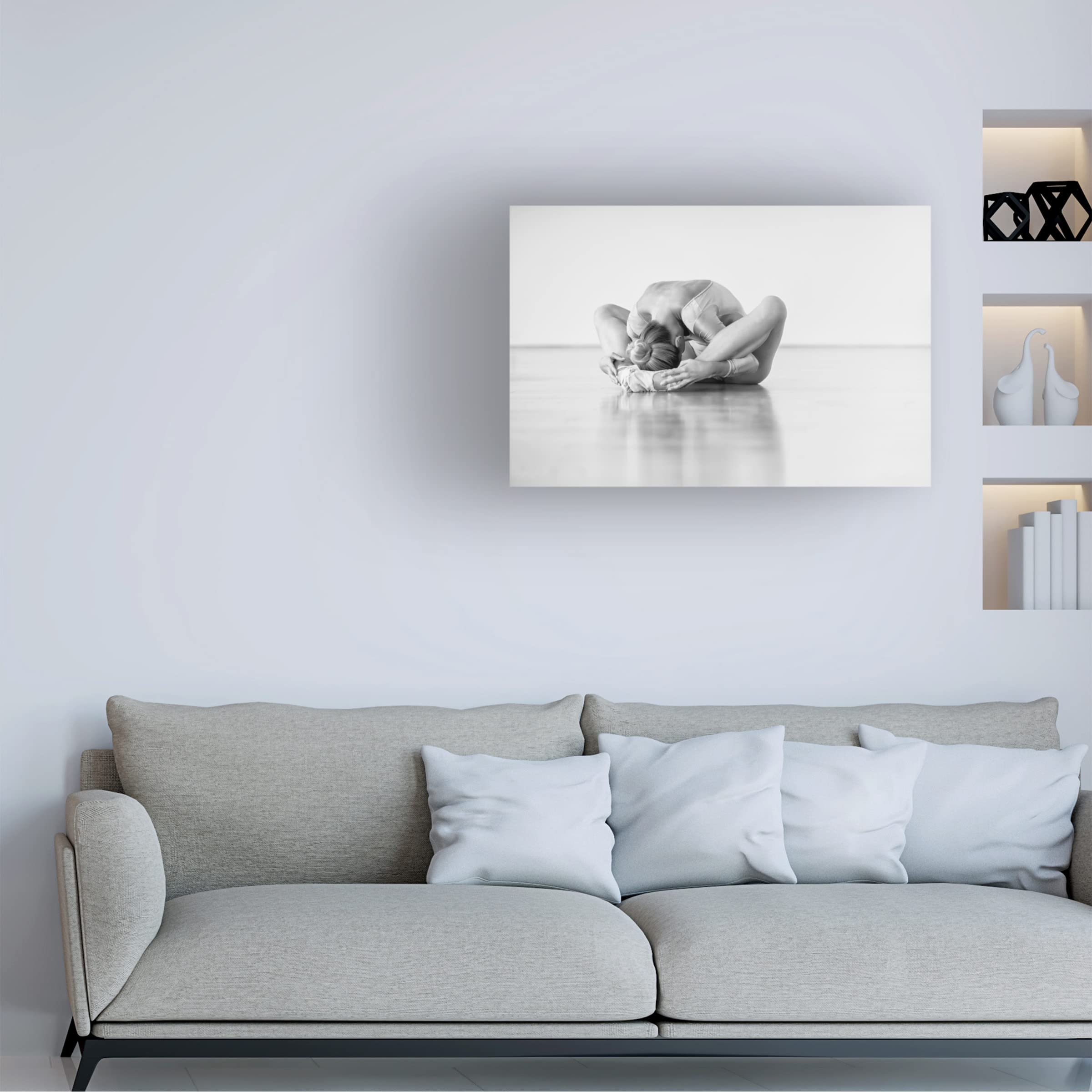 Michael M 'In Itself' Canvas Wall Art Print - Modern Abstract Painting for Living Room, Bedroom & Office Decor | Trademark Fine Art Collection