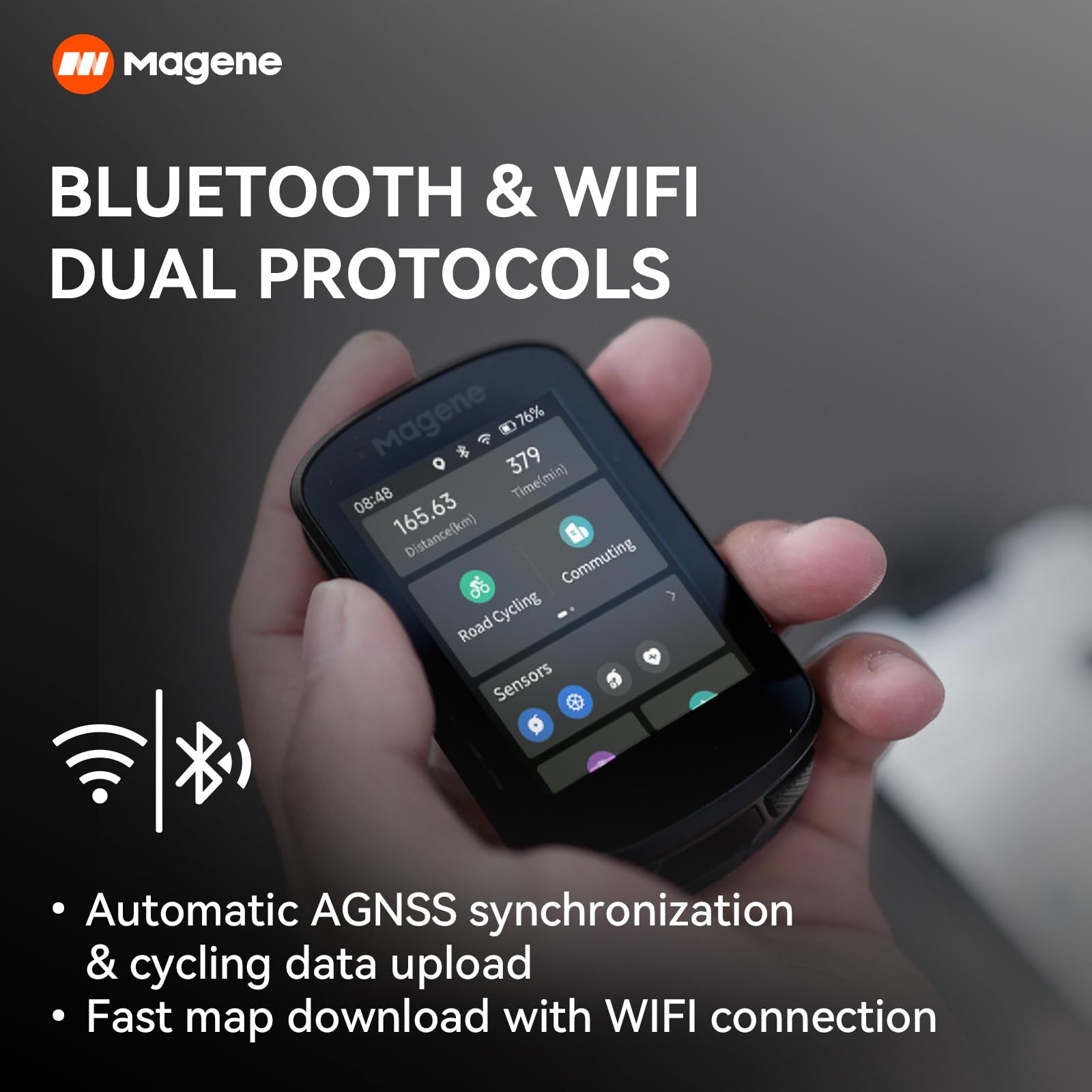 Magene C506 GPS Bike Computer - 2.4