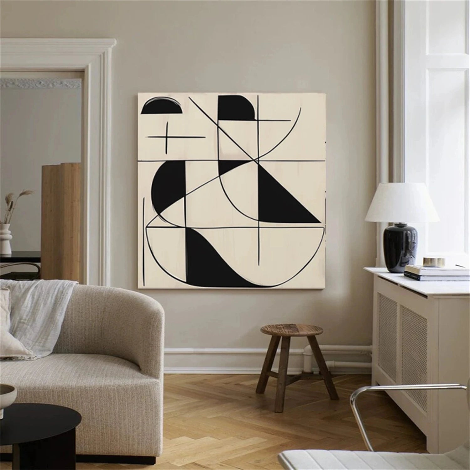 Abstract Painting #AB 279 - Modern Wall Art for Home & Office Decor - Perfect for Living Room, Bedroom or Workspace