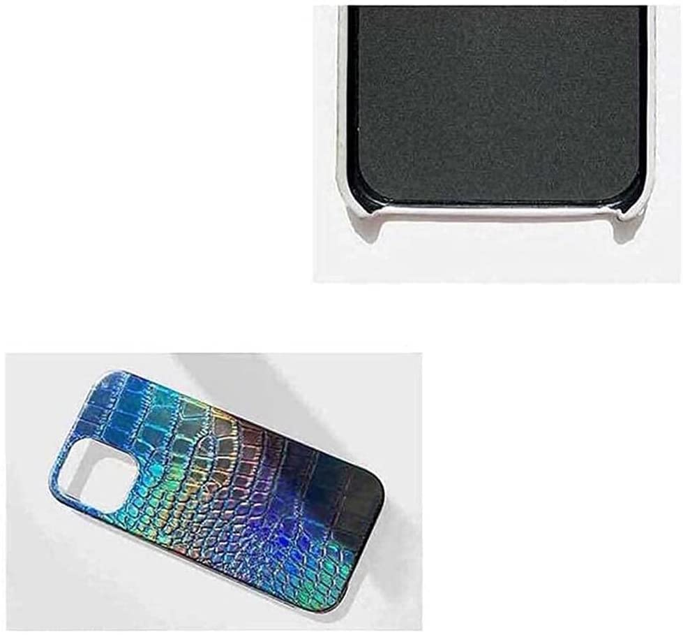 Premium Laser Silver Crocodile Pattern Leather Phone Case for Apple iPhone 12/12 Pro - Shockproof Protective Cover with Soft Flocking Lining | Perfect for Business, Travel & Everyday Use