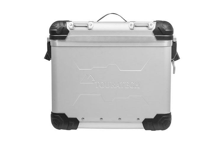 Touratech 45L Zega Evo X Pannier Kit for BMW F850GS & F750GS Adventure Motorcycles - Durable Aluminum Side Cases for Off-Road Touring & Commuting