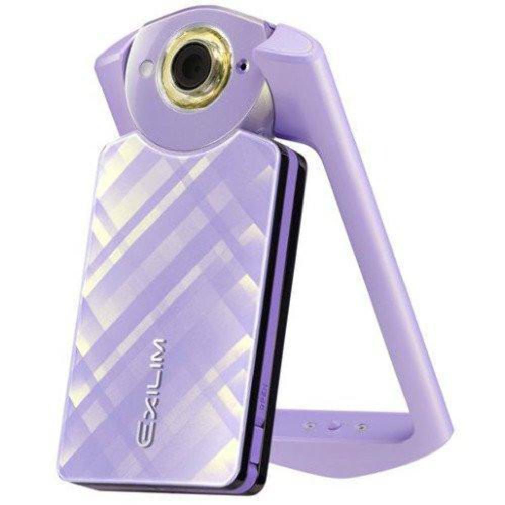 Casio Exilim EX-TR60 High-Speed Selfie Digital Camera with 21mm Wide-Angle Lens - Light Violet | Perfect for Vlogging, Travel Photography & Social Media Content Creation