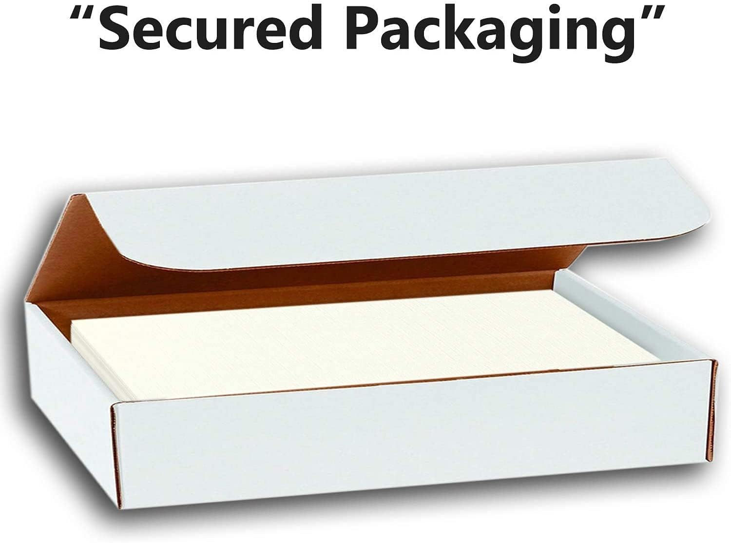 Premium 80 lb Linen Textured Cardstock Paper - 8.5