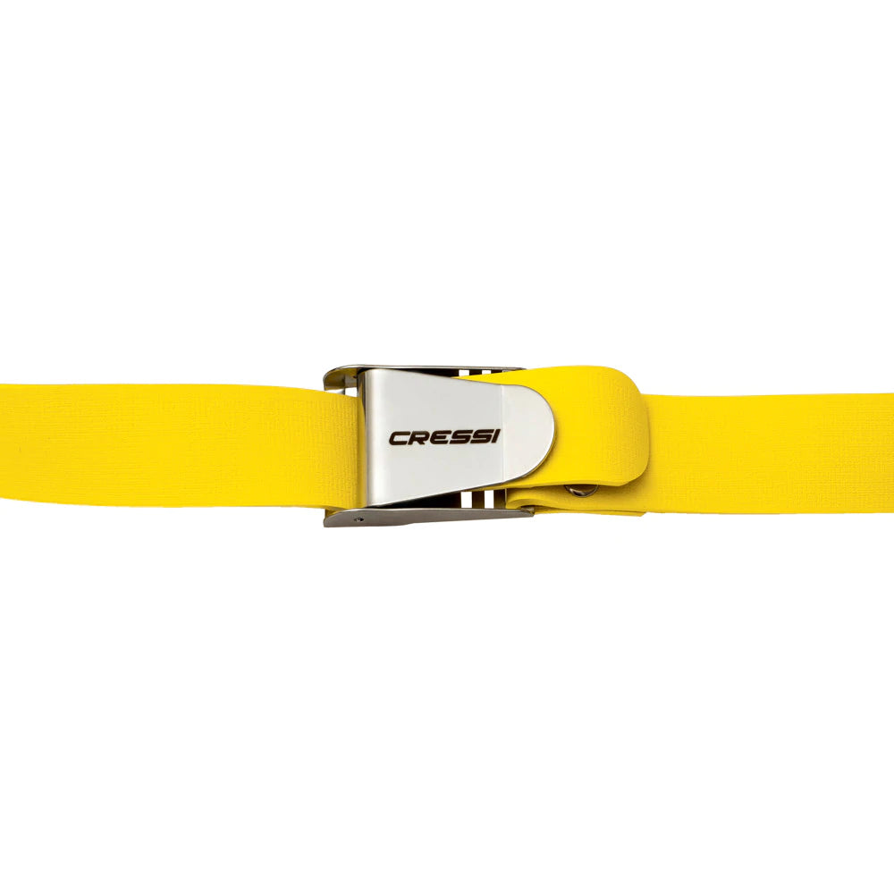 Cressi Quick Release Elastic Yellow Snorkeling Fin Strap - Durable & Comfortable for Scuba Diving, Snorkeling & Water Sports