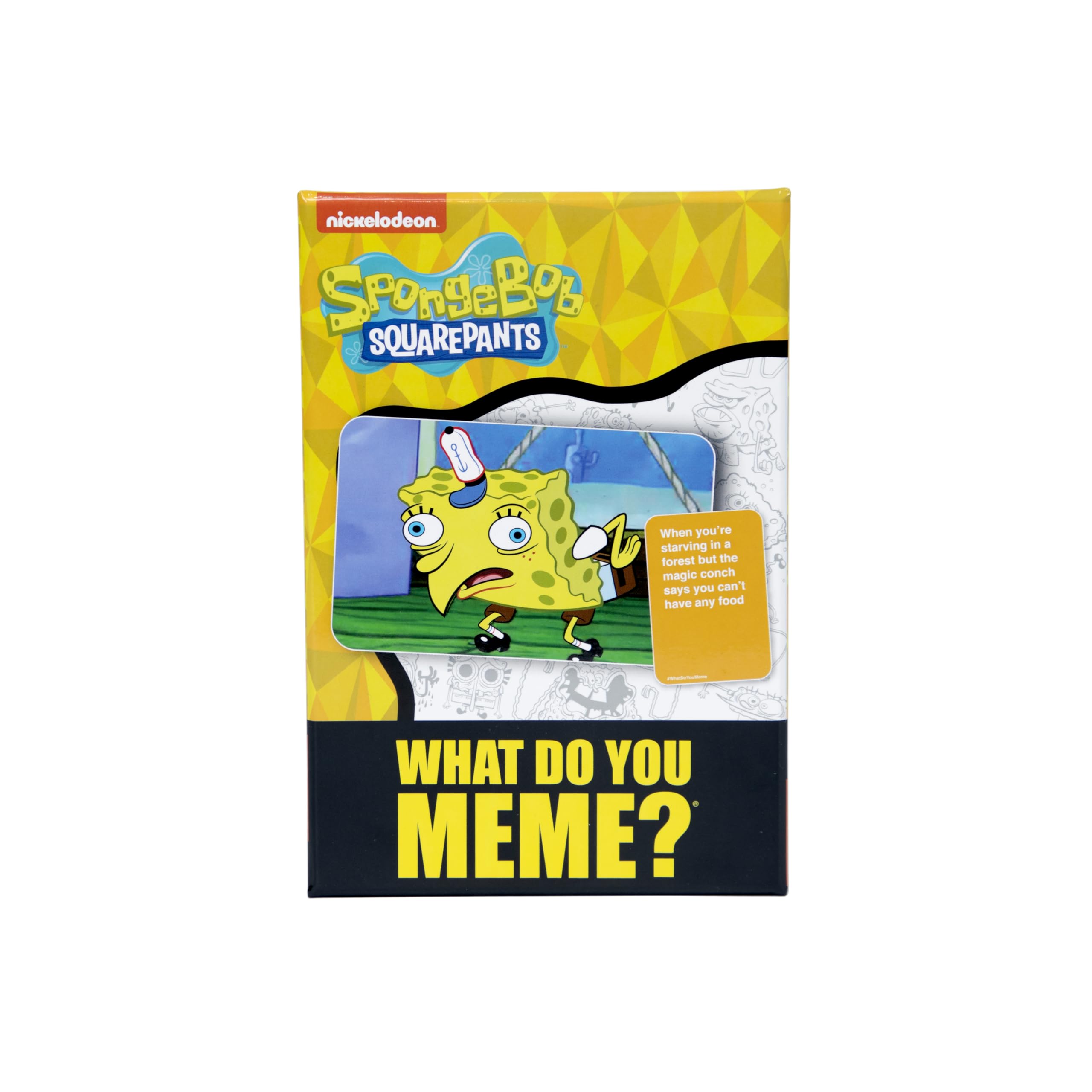 WHAT DO YOU MEME?® Spongebob Squarepants Expansion Pack - Fun Family Card Game for Kids & Adults | Perfect for Game Nights, Parties & Family Gatherings