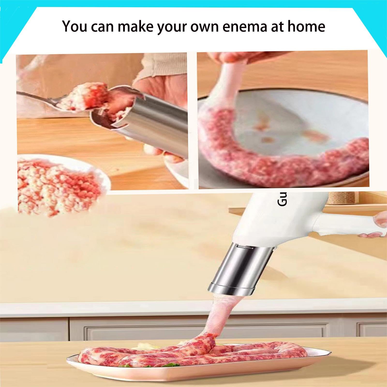 5-in-1 Cordless Electric Pasta Maker Gun | Handheld Stainless Steel Pasta Machine for Homemade Spaghetti, Ravioli & More | Portable Kitchen Pasta Maker for Quick Meals, Parties & Italian Cooking