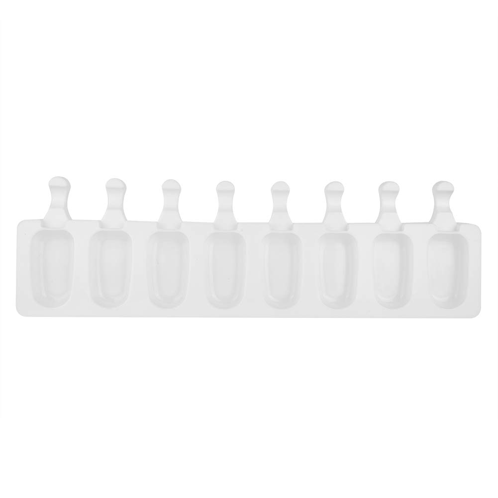 8 Cavity Silicone Ice Cream Molds - Thick & Durable Popsicle Makers with 3D Design for Homemade Ice Cream, Gelato & Frozen Treats | Perfect for Summer Parties, Kids Snacks & DIY Desserts