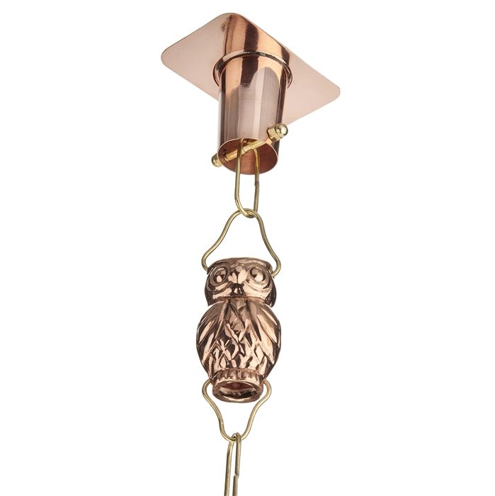 Copper Rain Chain Funnel Adapter - Decorative Downspout Diverter for Garden, Patio & Outdoor Drainage