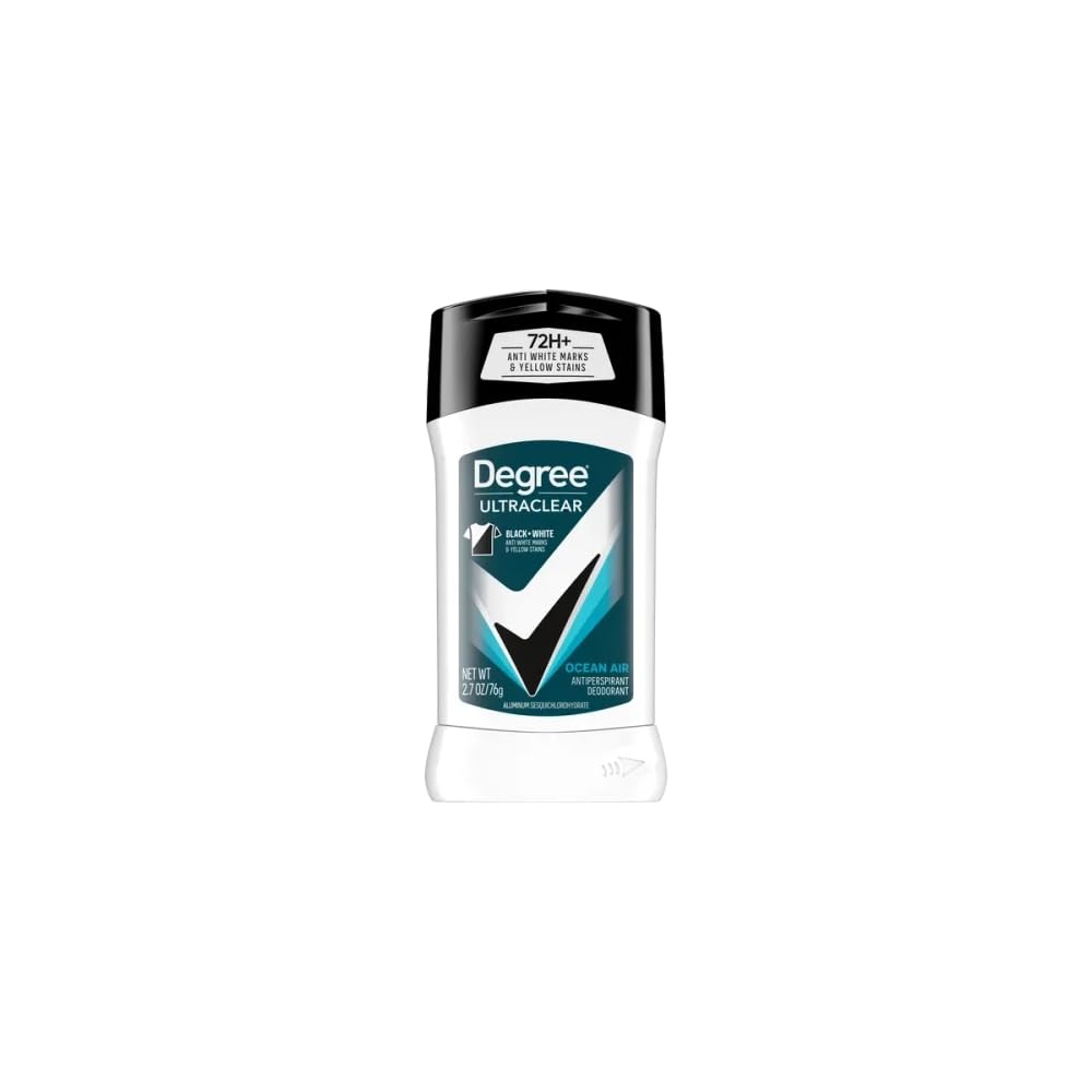 Degree Men Ultra Clear Black + White Antiperspirant Deodorant Stick (16 Pack) - 48 Hour Sweat & Odor Protection for Active Men - Gym, Work & Everyday Use