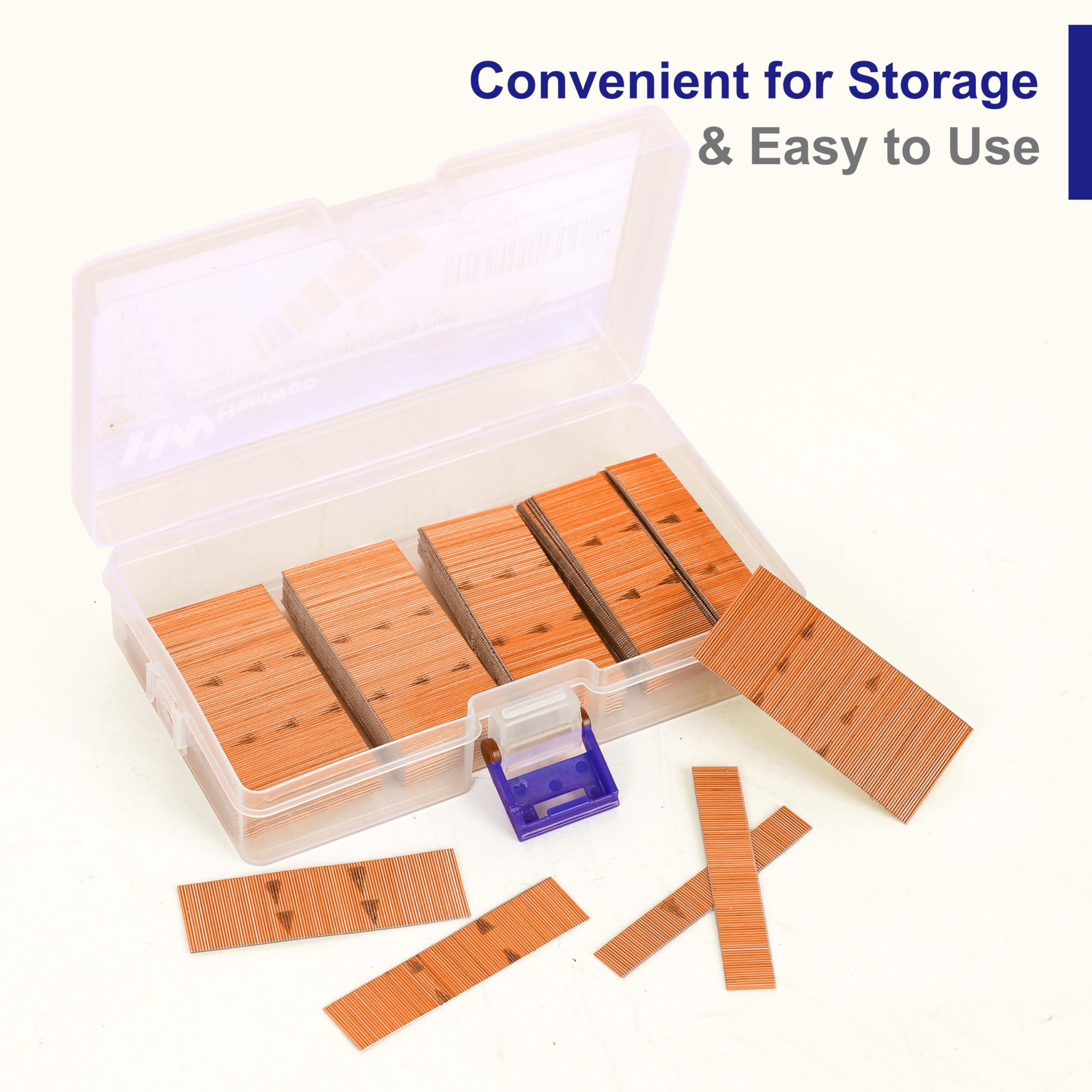 14000 Pcs 23 Gauge Headless Pin Nails - 7 Sizes (3/8