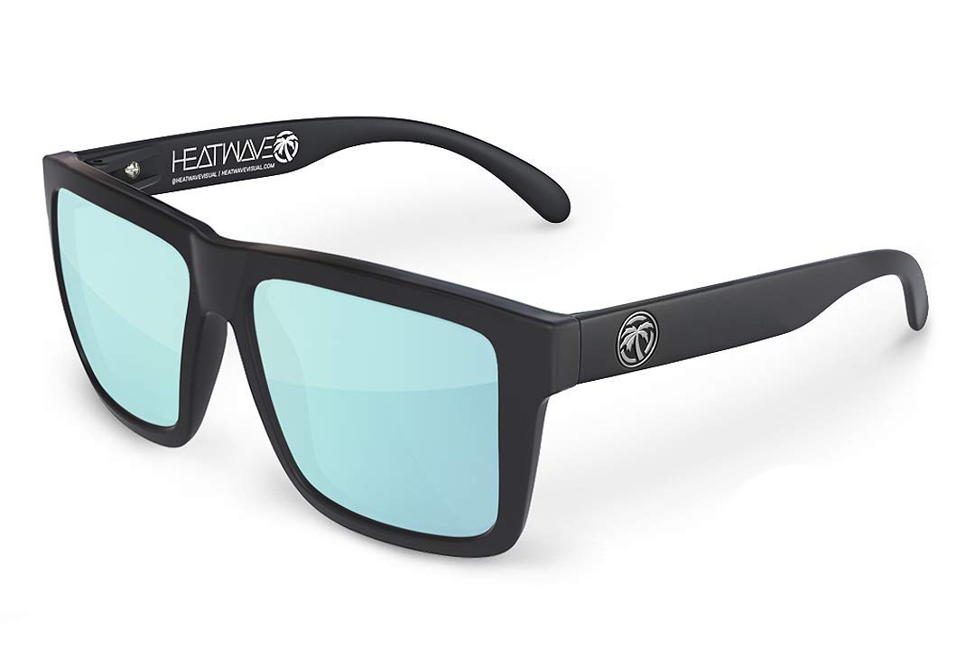 Heat Wave Visual XL Vise Z87 Safety Sunglasses - ANSI Z87.1 Certified Protective Eyewear for Outdoor Work, Cycling & Sports - UV400 Protection, Anti-Fog Lens, Lightweight Frame