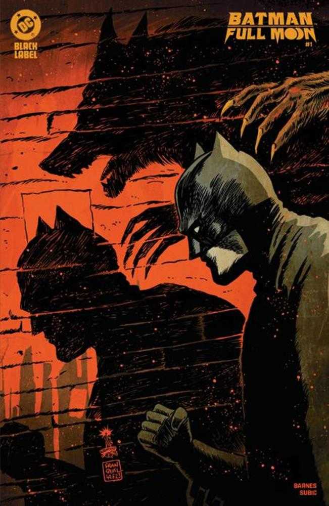 Batman Full Moon #1 (Of 4) Cover C Francesco Francavilla Card Stock Variant - Collectible Mature Comic Book for DC Fans, Perfect for Display & Investment
