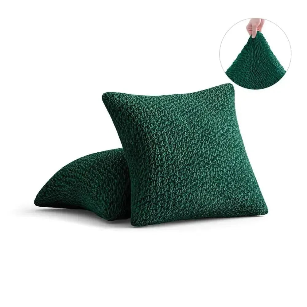 2 Pack Velvet Pillow Slipcovers 16x16 Inches - Soft Luxury Cushion Covers for Sofa, Bed & Home Decor - Perfect for Living Room, Bedroom & Cozy Spaces