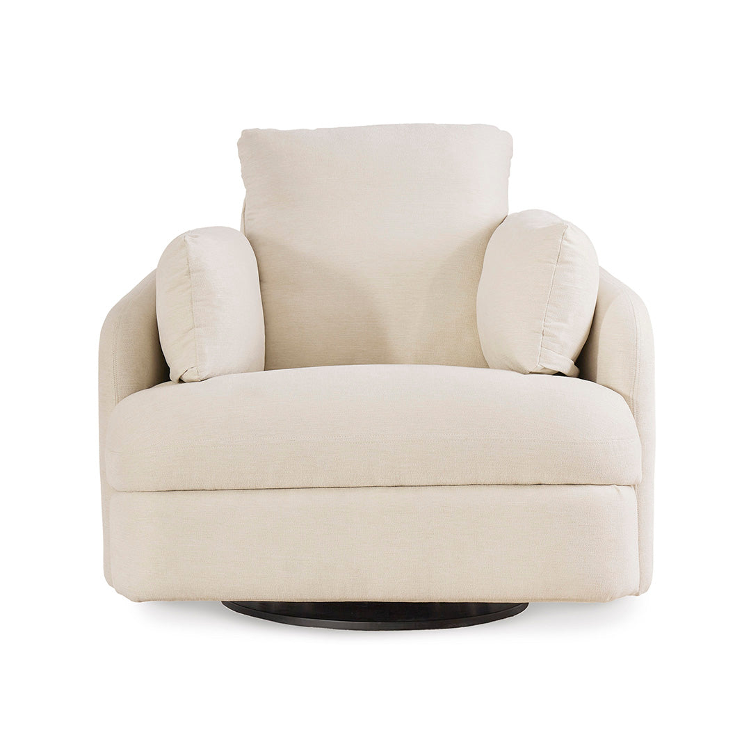 Modmax Swivel Glider Recliner Chair - 360 Degree Rotating Rocker Recliner with Smooth Gliding Motion, Padded Armrests & Lumbar Support - Perfect for Living Room, Nursery, or Home Theater Relaxation
