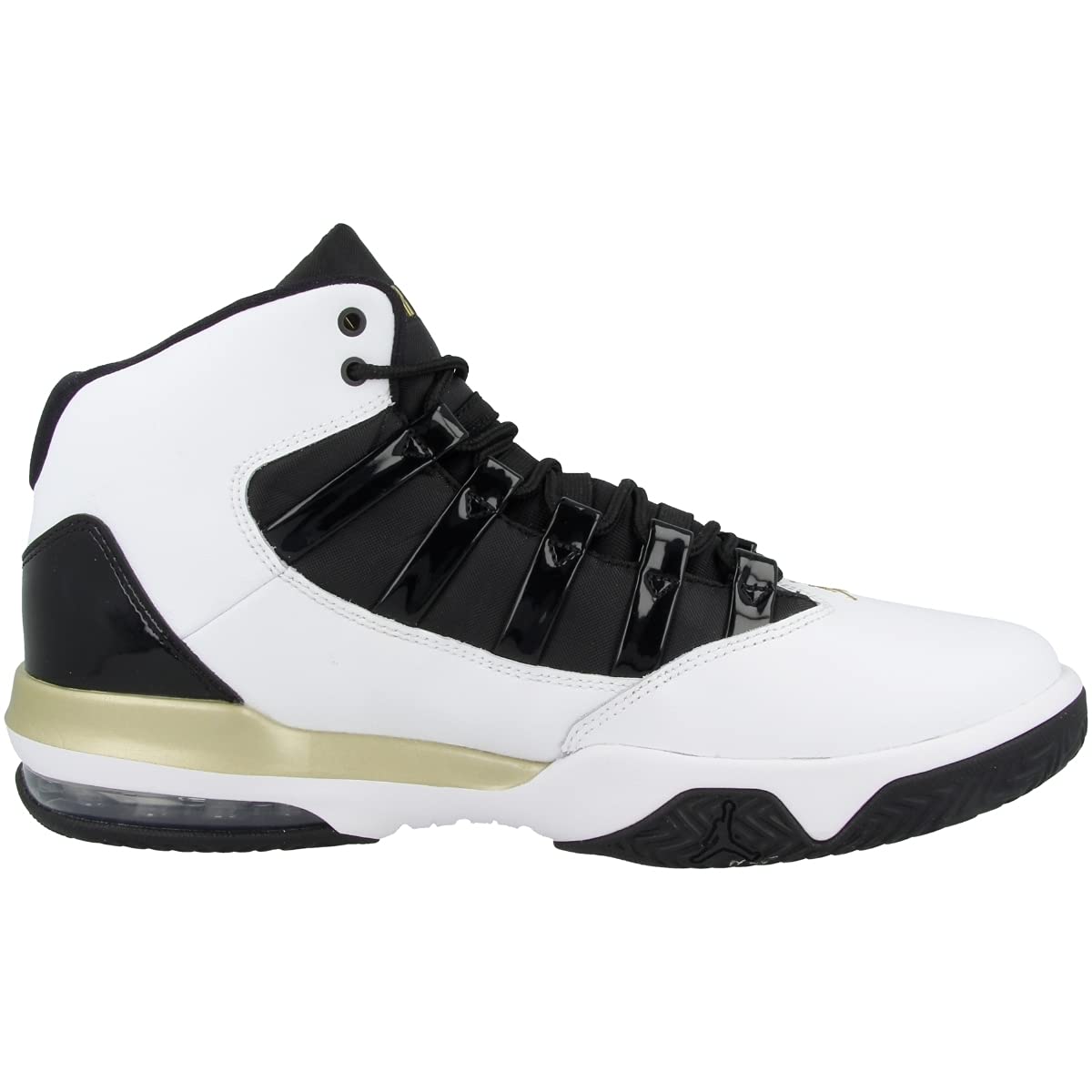 Nike Jordan Max Aura Men's Basketball Shoes White/Black AQ9084-107 - Premium Cushioning for Court Performance & Street Style